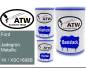 Preview: Ford, Jadegrün Metallic, 1K / XSC1698B: 500ml Lackdose + 500ml Klarlack + 250ml Härter - Set, von ATW Autoteile West.